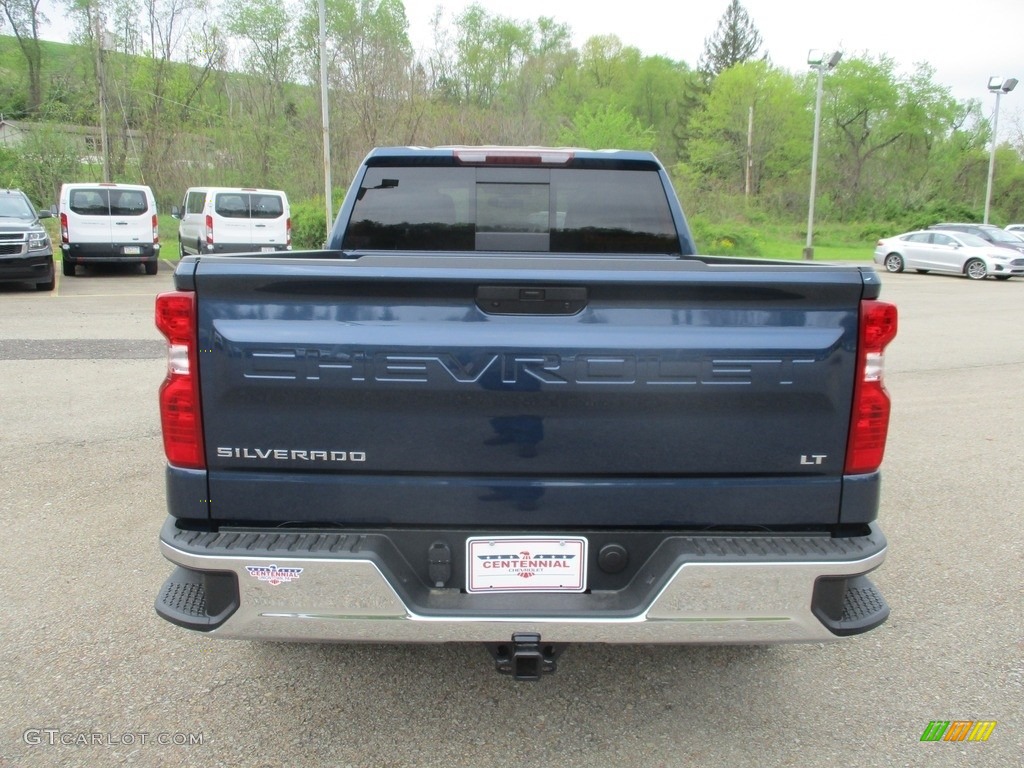 2019 Silverado 1500 LT Double Cab 4WD - Deep Ocean Blue Metallic / Jet Black photo #4