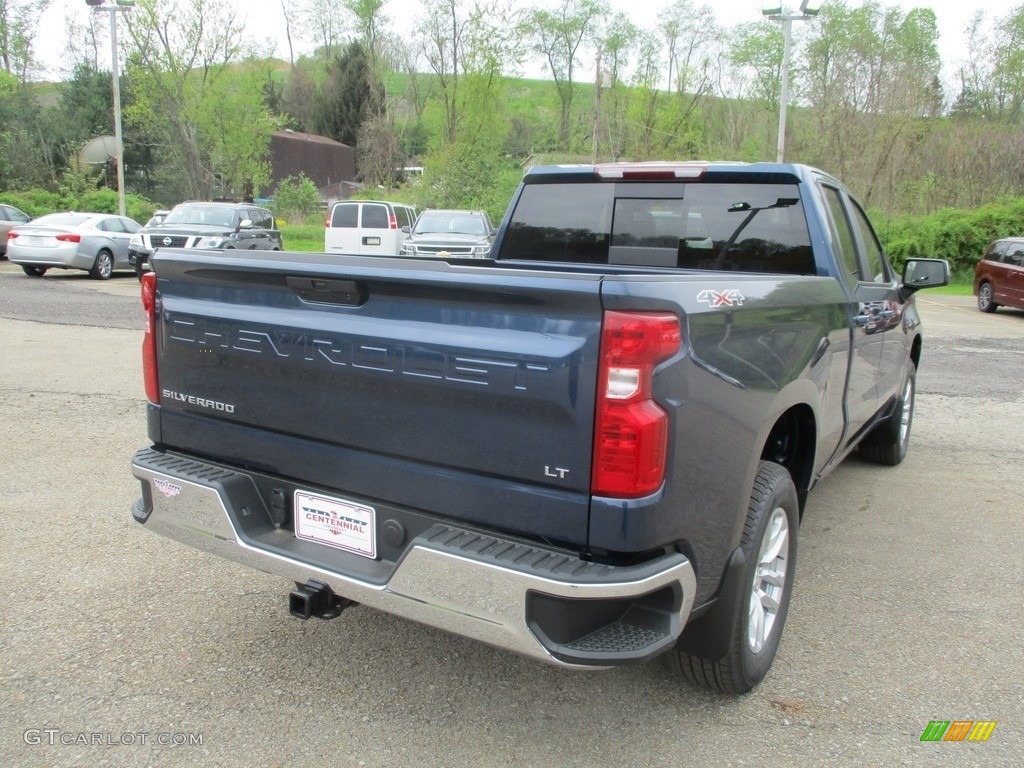 2019 Silverado 1500 LT Double Cab 4WD - Deep Ocean Blue Metallic / Jet Black photo #5