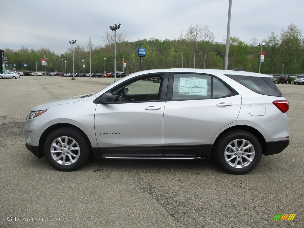 Silver Ice Metallic 2019 Chevrolet Equinox LS AWD Exterior Photo #133139966