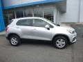 2017 Silver Ice Metallic Chevrolet Trax LS AWD  photo #3