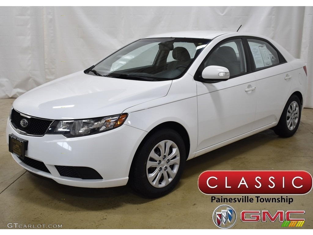 2010 Forte EX - Clear White / Stone photo #1
