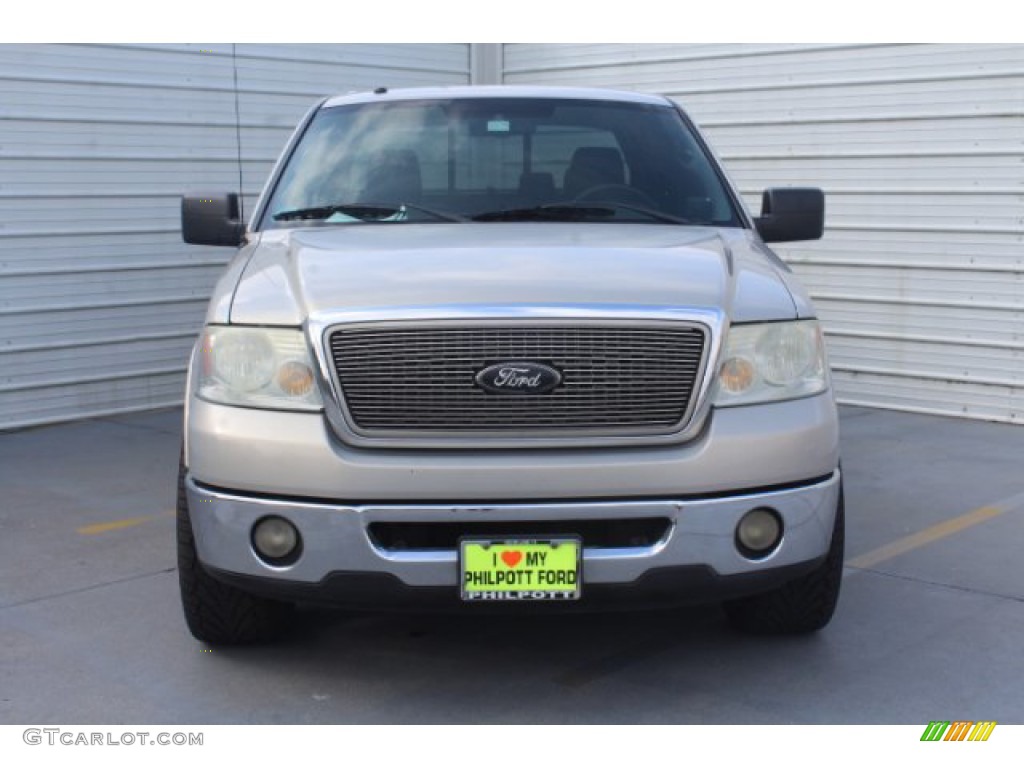 2006 F150 Lariat SuperCrew - Silver Metallic / Black photo #3