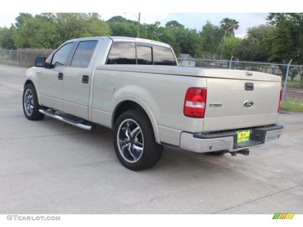 2006 F150 Lariat SuperCrew - Silver Metallic / Black photo #7