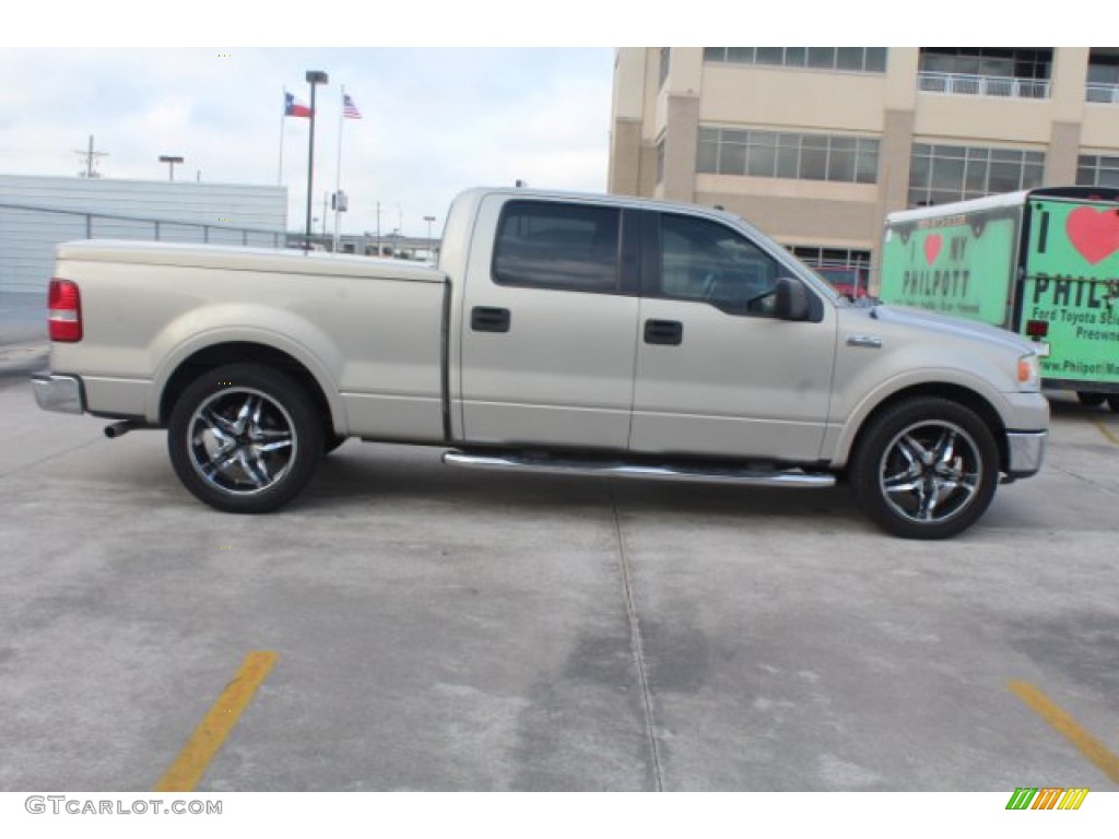 2006 F150 Lariat SuperCrew - Silver Metallic / Black photo #10