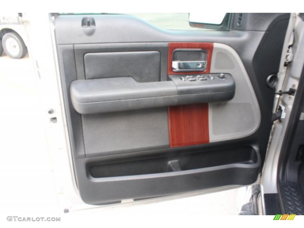 2006 F150 Lariat SuperCrew - Silver Metallic / Black photo #11