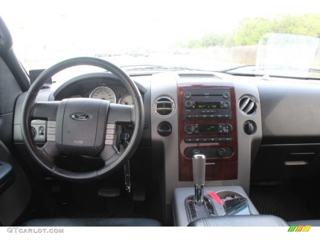 2006 F150 Lariat SuperCrew - Silver Metallic / Black photo #19