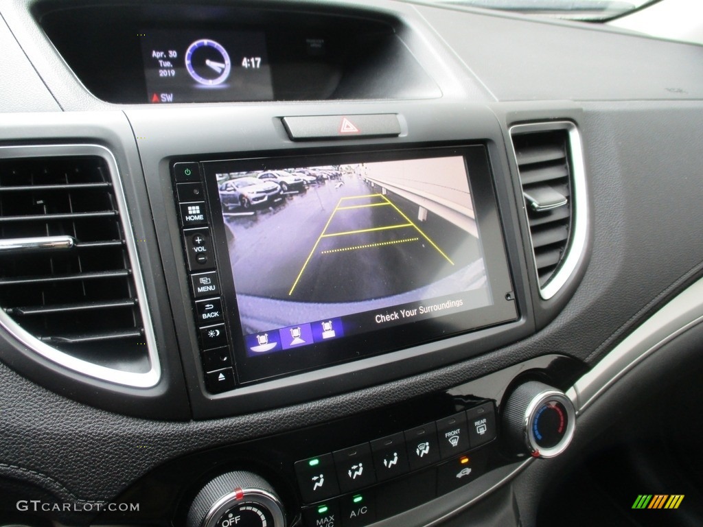 2016 CR-V EX AWD - Alabaster Silver Metallic / Black photo #14