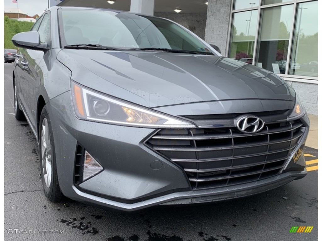 2019 Elantra SEL - Machine Gray / Gray photo #1