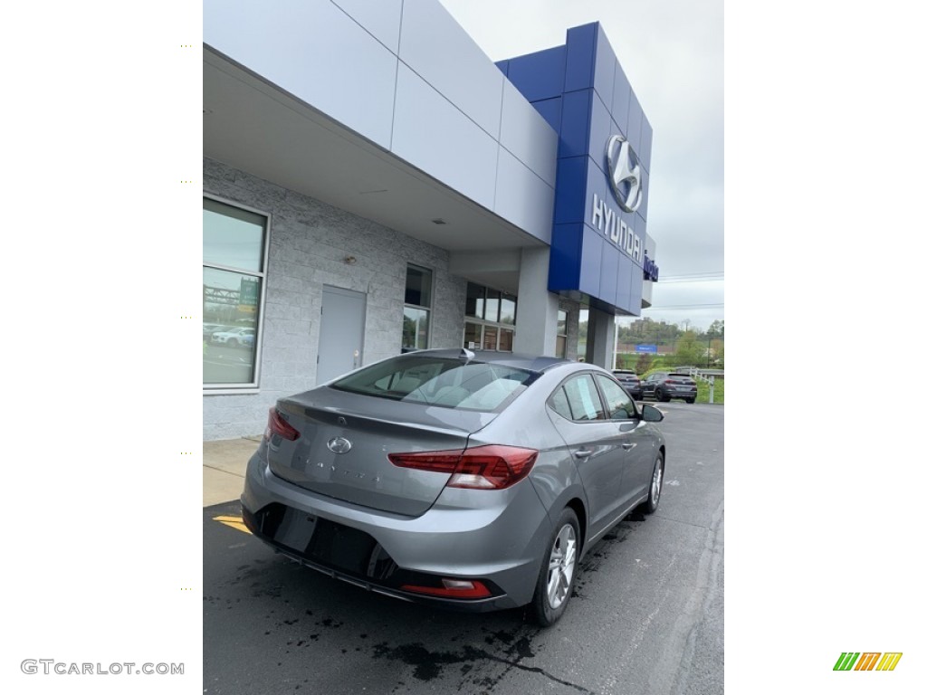 2019 Elantra SEL - Machine Gray / Gray photo #4