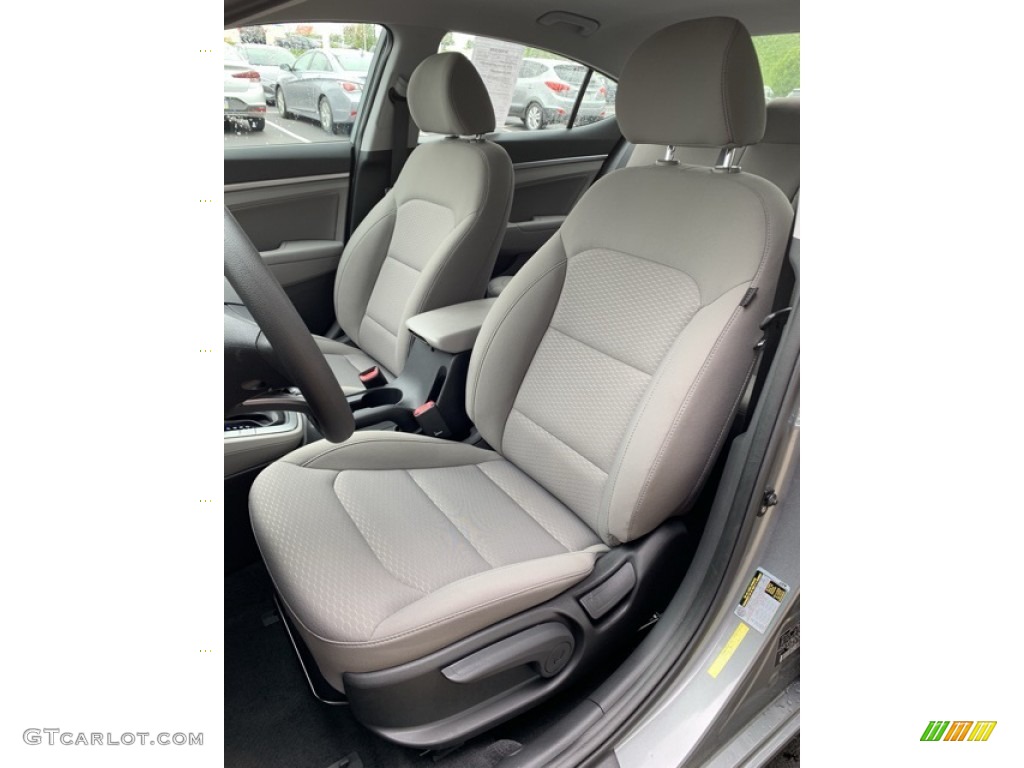 2019 Elantra SEL - Machine Gray / Gray photo #13