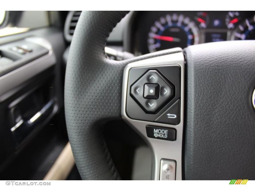 2019 Toyota 4Runner SR5 Premium 4x4 Sand Beige Steering Wheel Photo #133143611