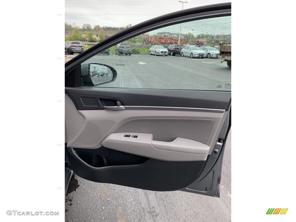 2019 Elantra SEL - Machine Gray / Gray photo #27