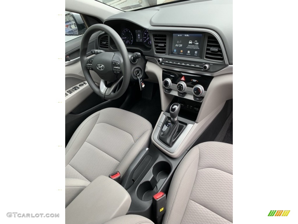 2019 Elantra SEL - Machine Gray / Gray photo #29