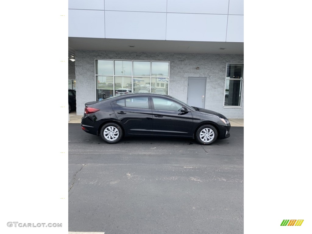 2019 Elantra SE - Phantom Black / Black photo #3