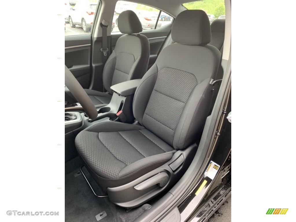 2019 Elantra SE - Phantom Black / Black photo #13