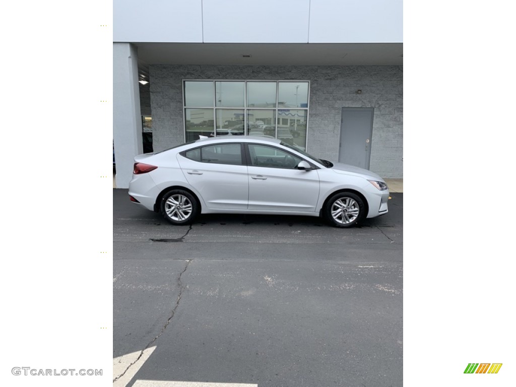 2019 Elantra SEL - Symphony Silver / Gray photo #3