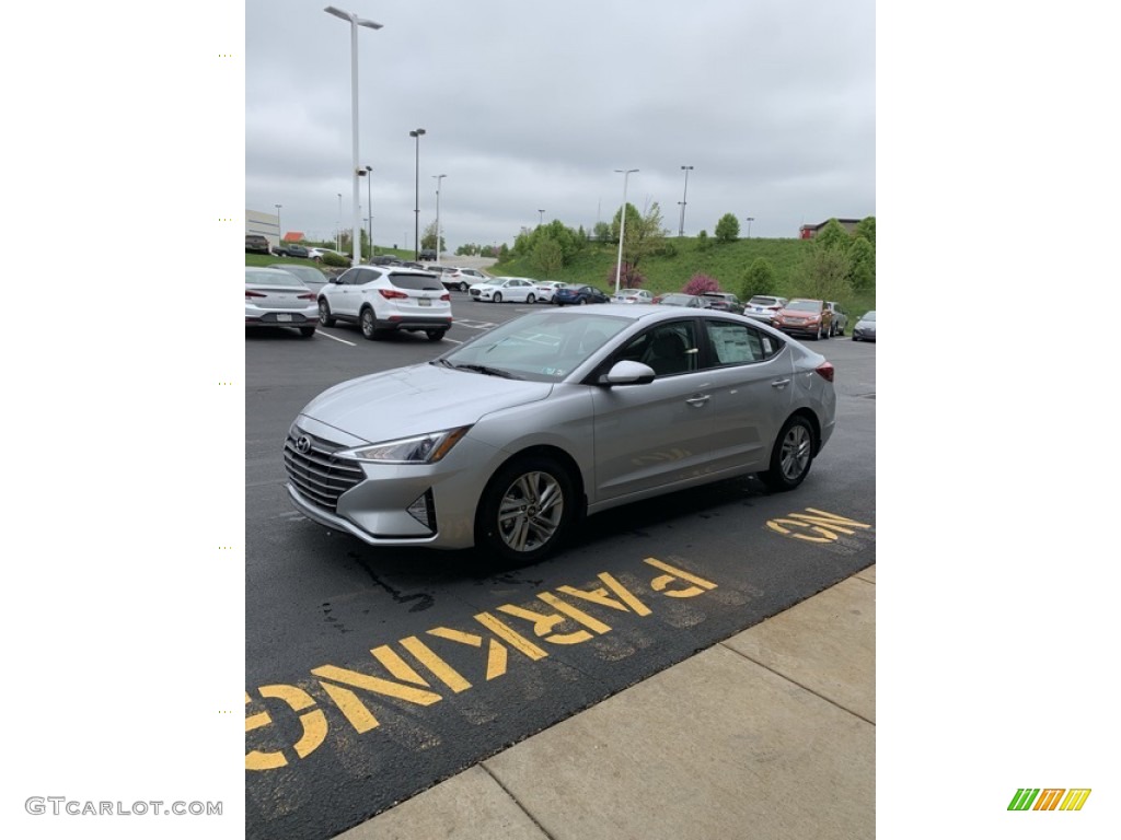 2019 Elantra SEL - Symphony Silver / Gray photo #7