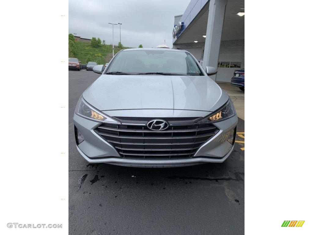 2019 Elantra SEL - Symphony Silver / Gray photo #8