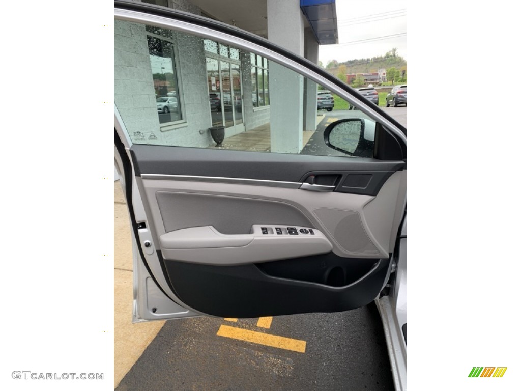 2019 Elantra SEL - Symphony Silver / Gray photo #9