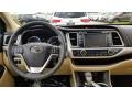 Almond 2019 Toyota Highlander XLE AWD Dashboard