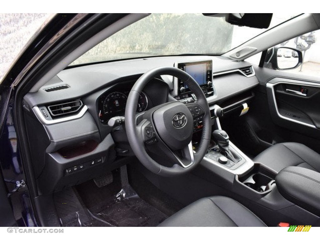 Black Interior 2019 Toyota RAV4 Limited AWD Photo #133148171