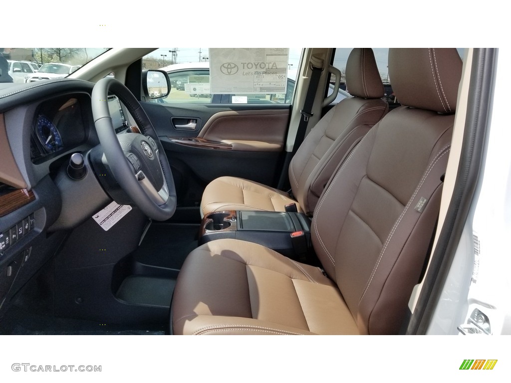 Chestnut Interior 2020 Toyota Sienna Limited AWD Photo #133148480