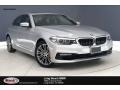 2018 Glacier Silver Metallic BMW 5 Series 540i Sedan  photo #1