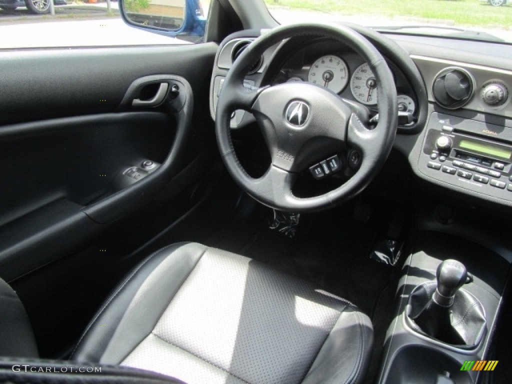 2004 RSX Type S Sports Coupe - Arctic Blue Pearl / Ebony photo #13