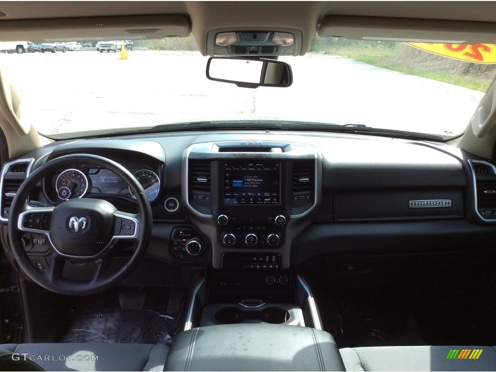 2019 1500 Big Horn Quad Cab 4x4 - Maximum Steel Metallic / Black/Diesel Gray photo #17