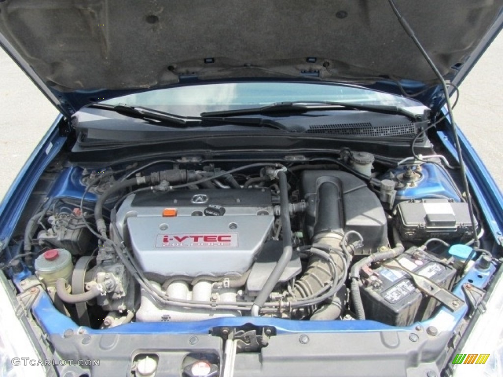 2004 RSX Type S Sports Coupe - Arctic Blue Pearl / Ebony photo #25