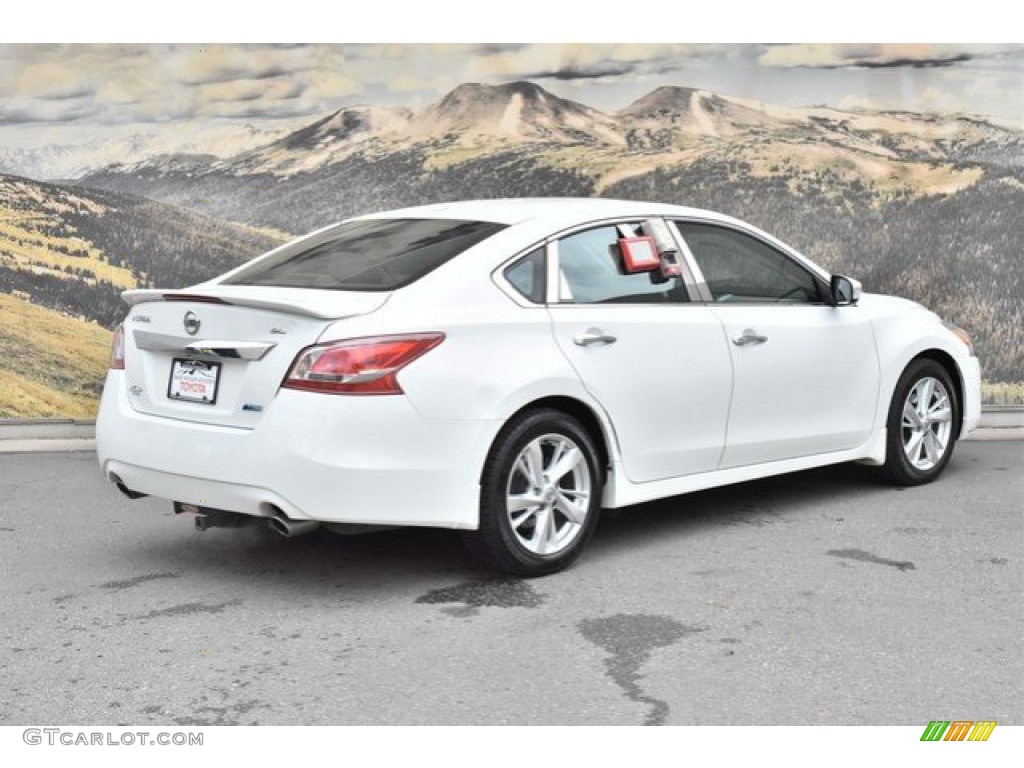 2013 Altima 2.5 SL - Pearl White / Beige photo #3