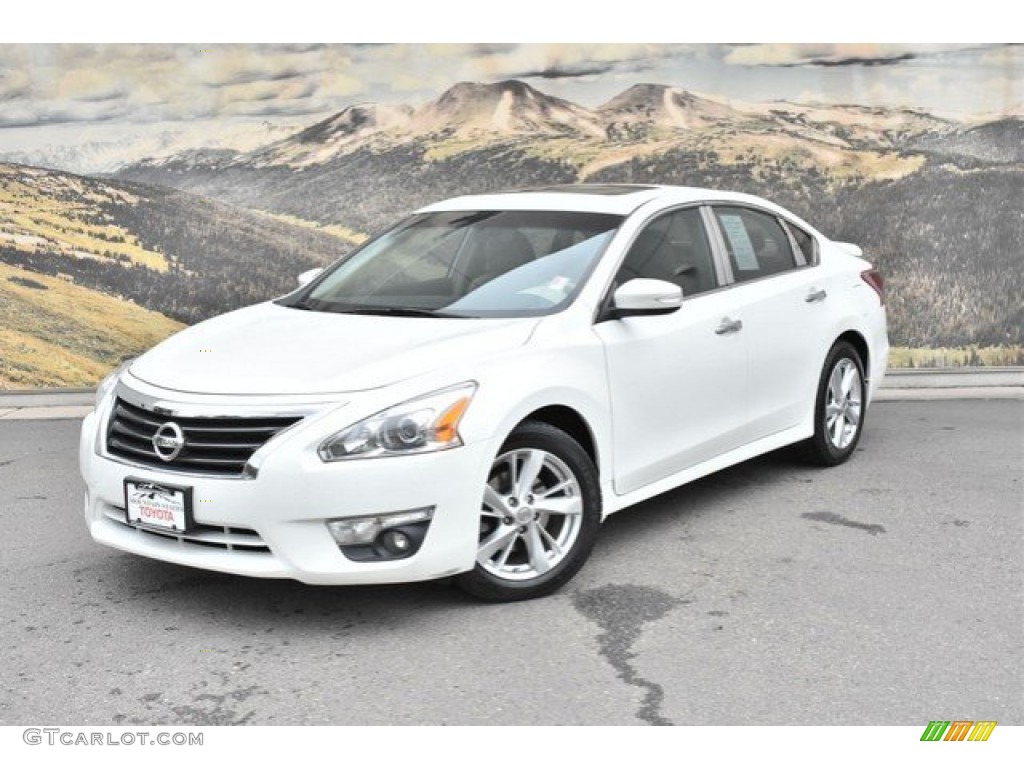 2013 Altima 2.5 SL - Pearl White / Beige photo #5