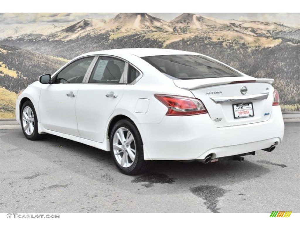 2013 Altima 2.5 SL - Pearl White / Beige photo #7