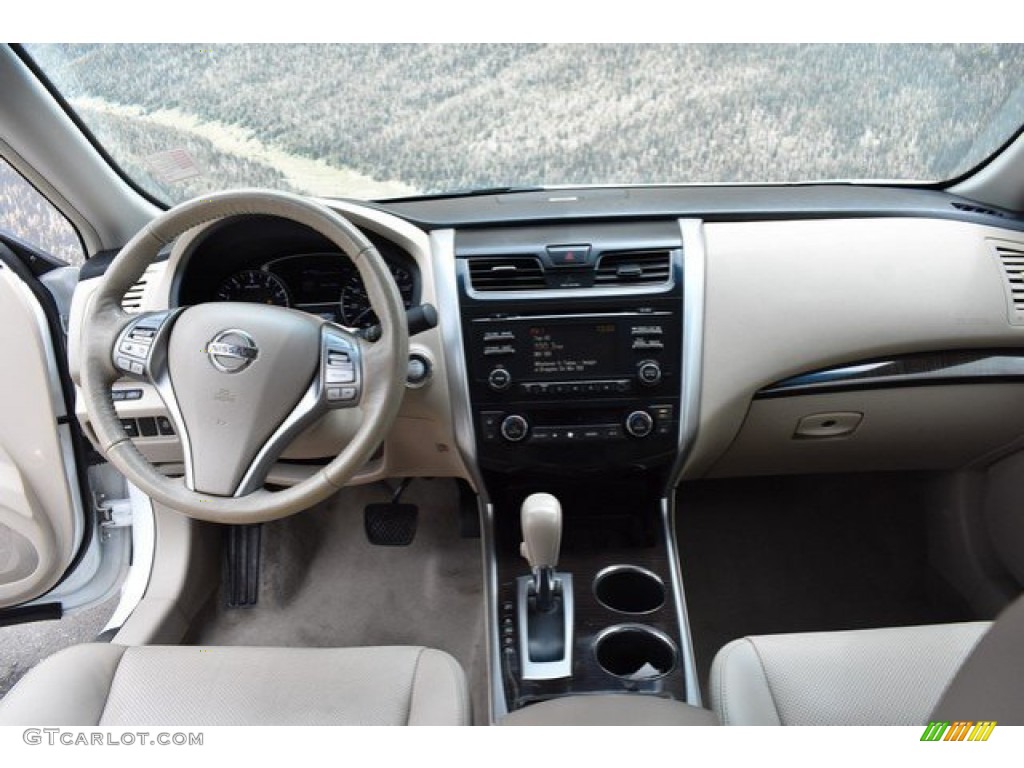 2013 Altima 2.5 SL - Pearl White / Beige photo #13