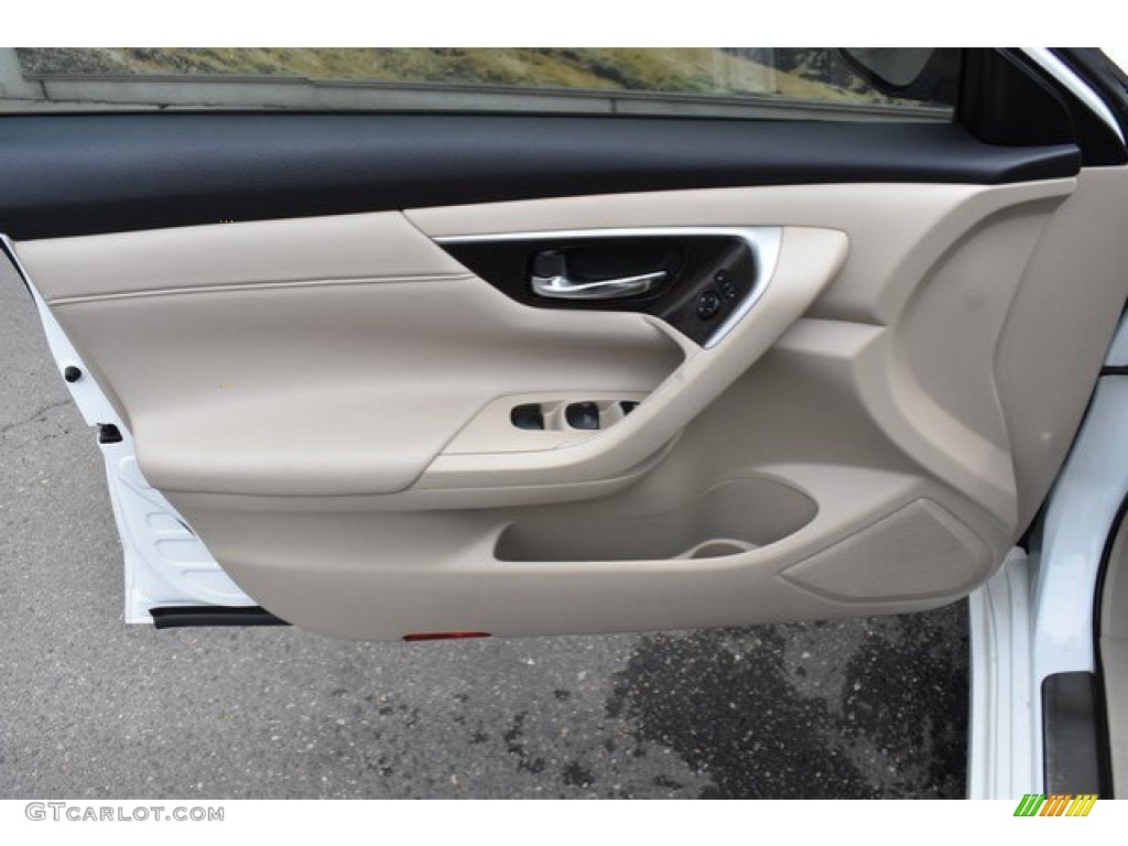 2013 Altima 2.5 SL - Pearl White / Beige photo #25
