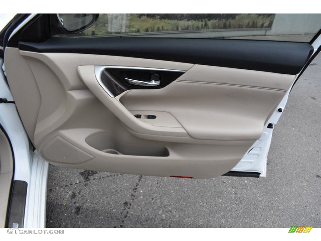 2013 Altima 2.5 SL - Pearl White / Beige photo #26