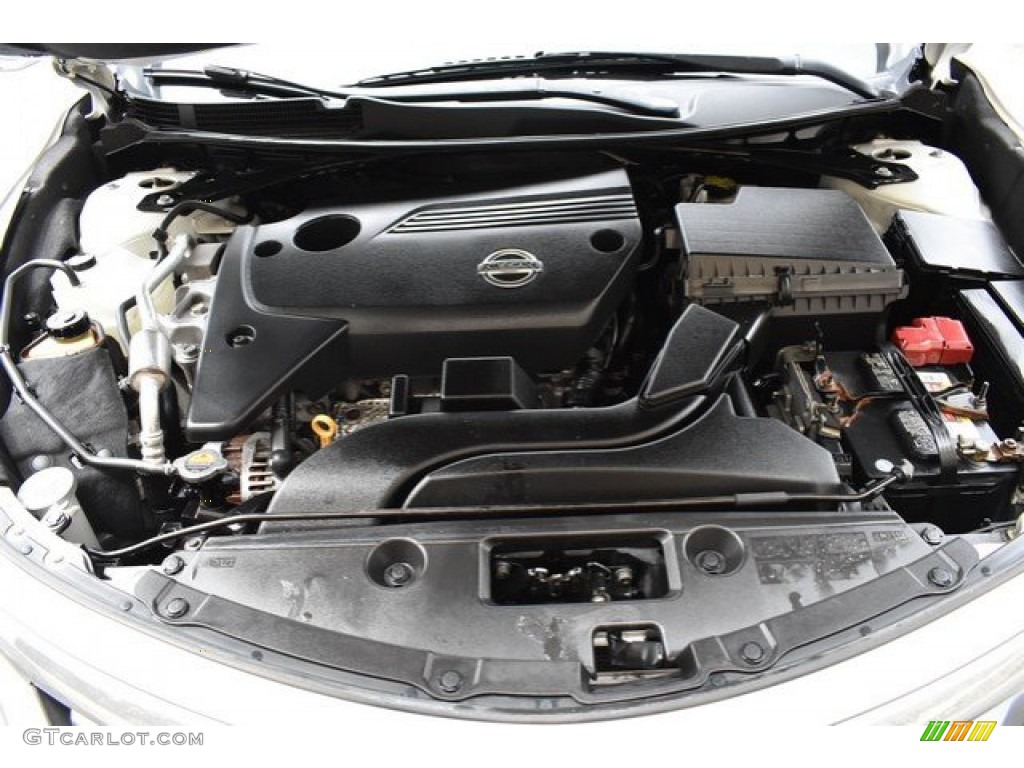 2013 Altima 2.5 SL - Pearl White / Beige photo #28