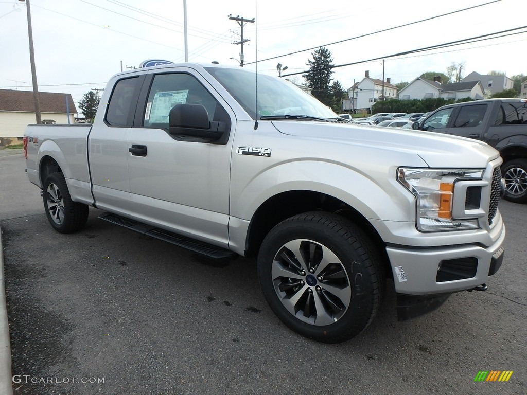 Ingot Silver 2019 Ford F150 STX SuperCab 4x4 Exterior Photo #133151906
