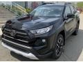 2019 Midnight Black Metallic Toyota RAV4 Adventure AWD  photo #1