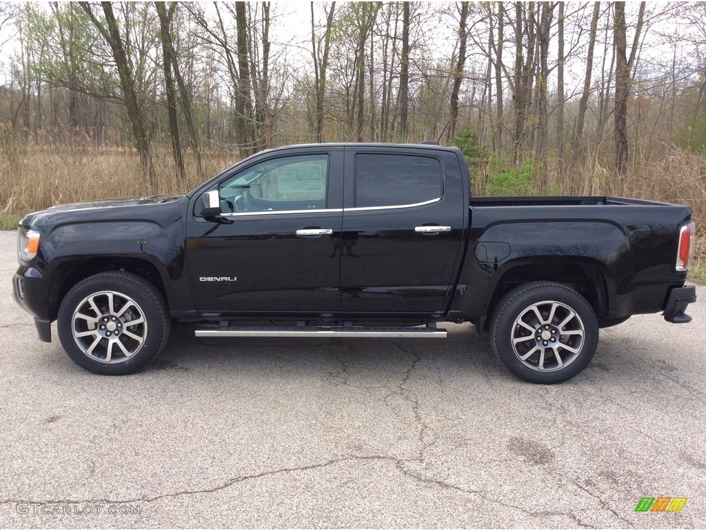 Onyx Black 2019 GMC Canyon Denali Crew Cab 4WD Exterior Photo #133152179