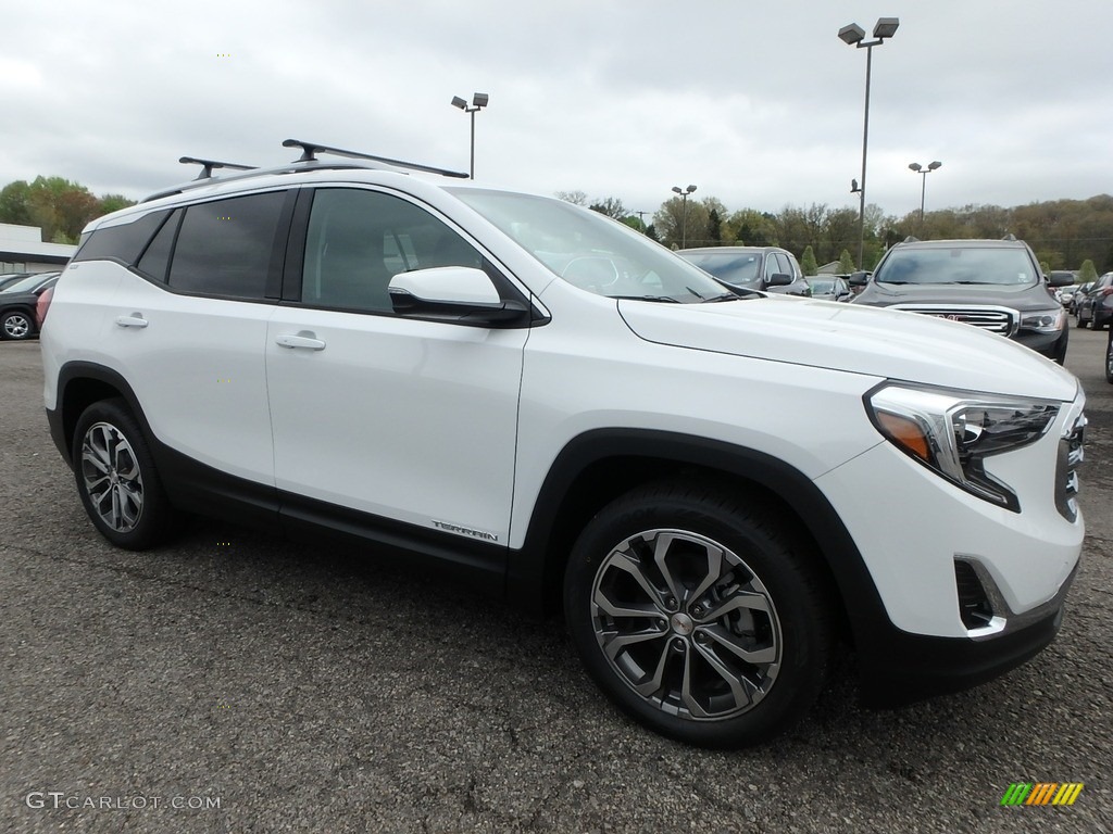 Summit White 2019 GMC Terrain SLT AWD Exterior Photo #133152686