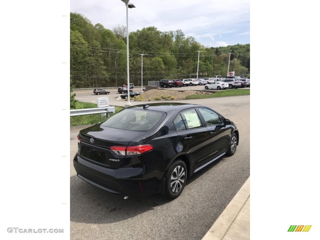 2020 Corolla LE Hybrid - Black Sand Pearl / Black photo #4