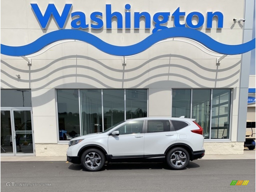 2019 CR-V EX AWD - Platinum White Pearl / Black photo #1