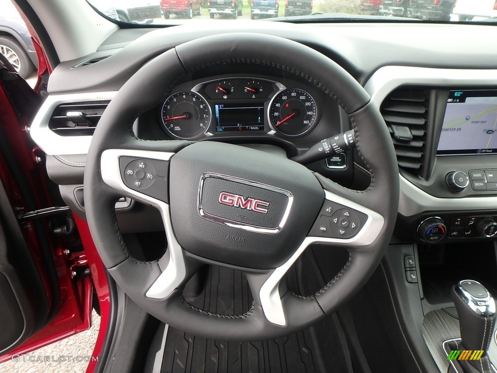 2019 GMC Acadia SLT AWD Jet Black Steering Wheel Photo 133154306