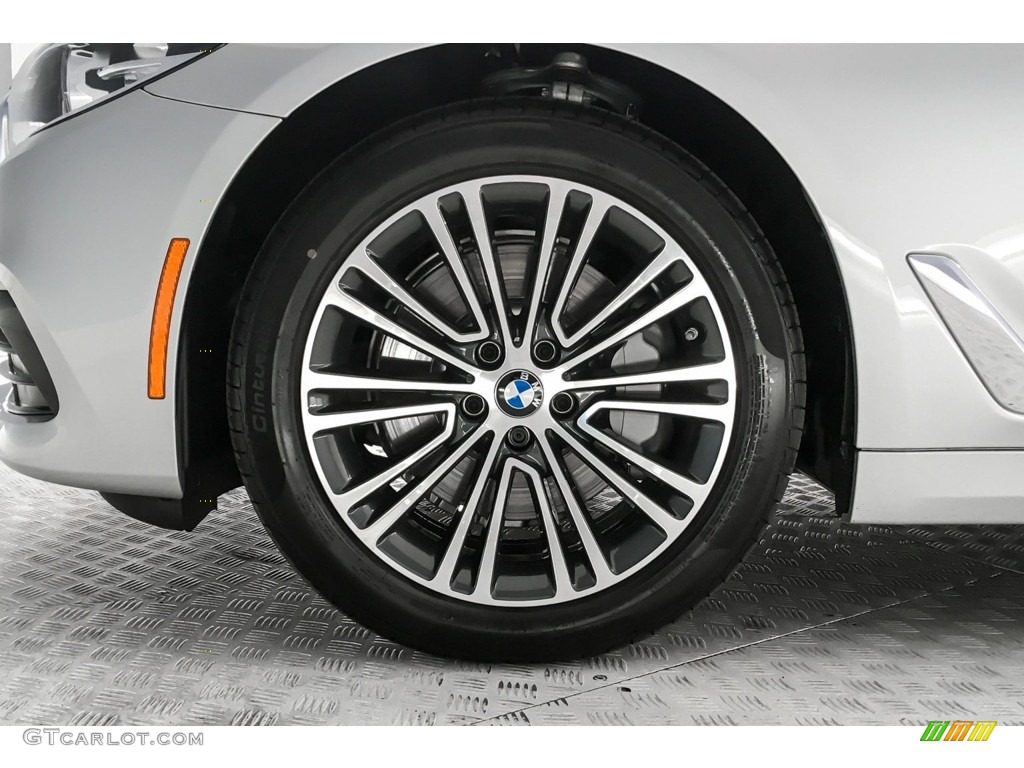 2019 5 Series 530i Sedan - Glacier Silver Metallic / Black photo #9