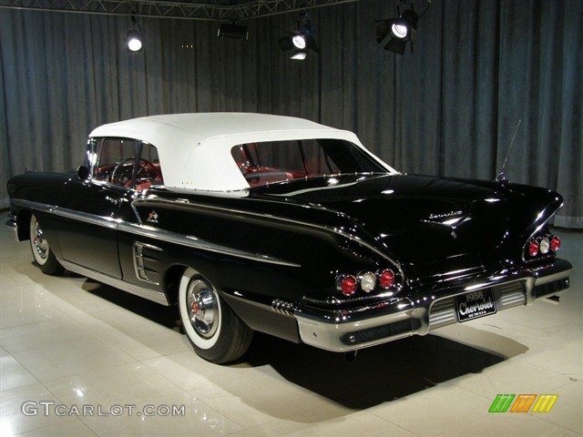 1958 Impala Convertible - Black / Red/Gray photo #2