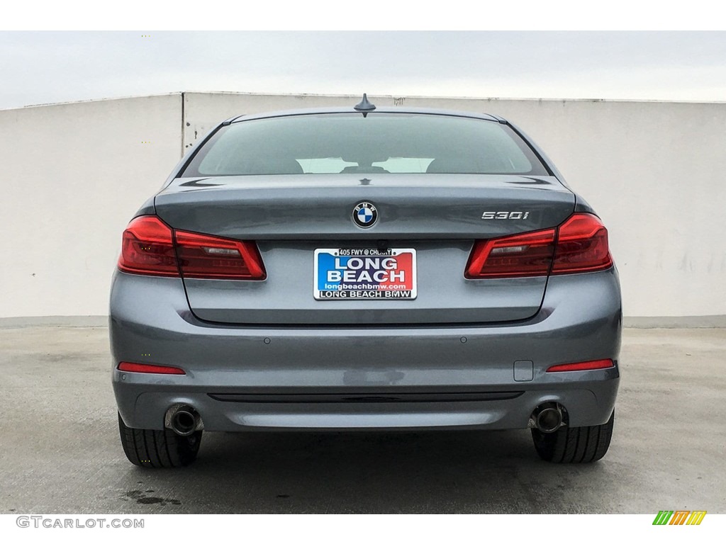 2019 5 Series 530i Sedan - Bluestone Metallic / Black photo #3