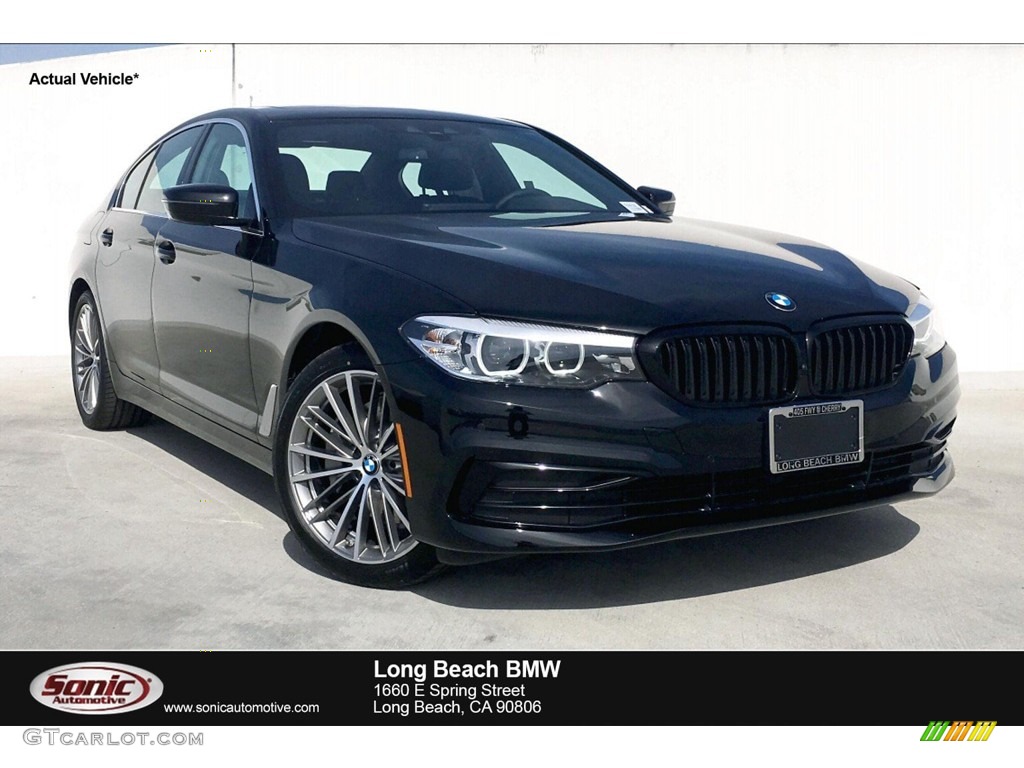 2019 5 Series 530i Sedan - Jet Black / Black photo #1