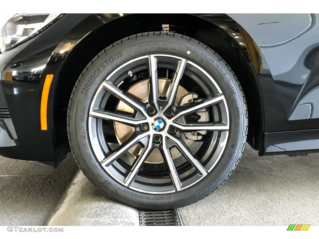 2019 3 Series 330i Sedan - Jet Black / Canberra Beige photo #9