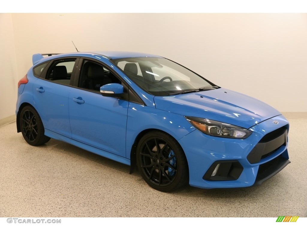 2016 Focus RS - Nitrous Blue / Charcoal Black Recaro RS logo photo #1